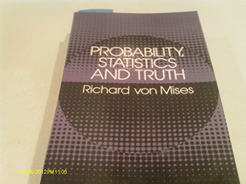 Stock image for Probability, Statistics and Truth (Dover Books on Mathematics) for sale by Reliant Bookstore