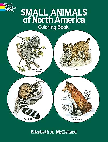 Small Animals of North America Coloring Book