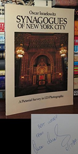 Stock image for Synagogues of New York City: A Pictorial Survey in 123 Photographs for sale by HPB-Diamond