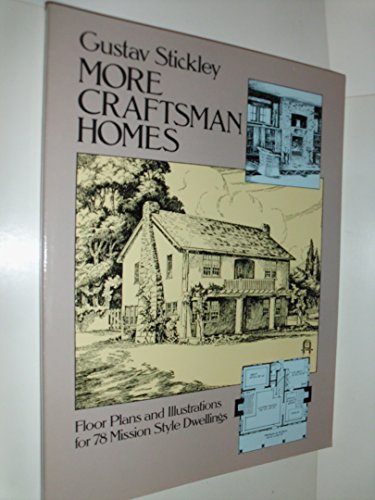 Imagen de archivo de More Craftsman Homes (Dover Architecture) a la venta por Front Cover Books