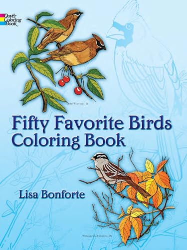 Stock image for Fifty Favorite Birds Coloring Book (Dover Animal Coloring Books) for sale by ZBK Books