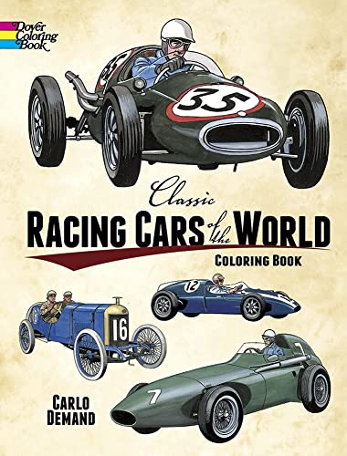 Beispielbild fr Classic Racing Cars of the World Coloring Book zum Verkauf von Better World Books
