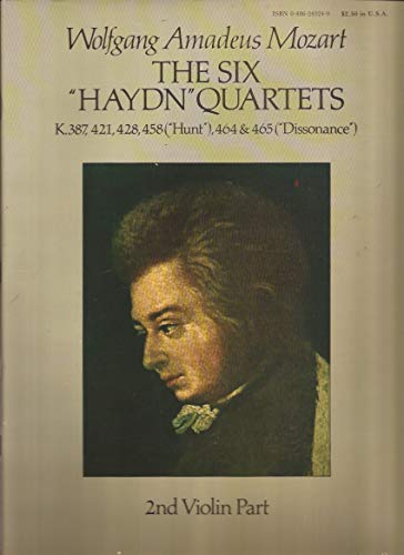 The Six Haydn Quartets: Second Violin Part (9780486243245) by Mozart, Wolfgang Amadeus
