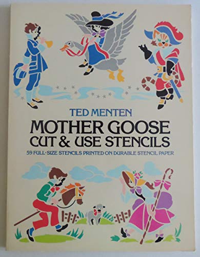 9780486243634: Mother Goose Cut and Use Stencils
