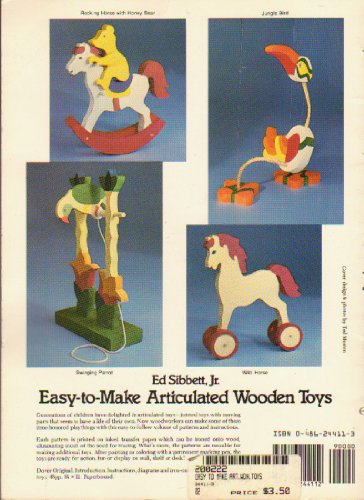 Beispielbild fr Easy-to-Make Articulated Wooden Toys : Patterns and Instructions for 18 Playthings That Move zum Verkauf von Better World Books