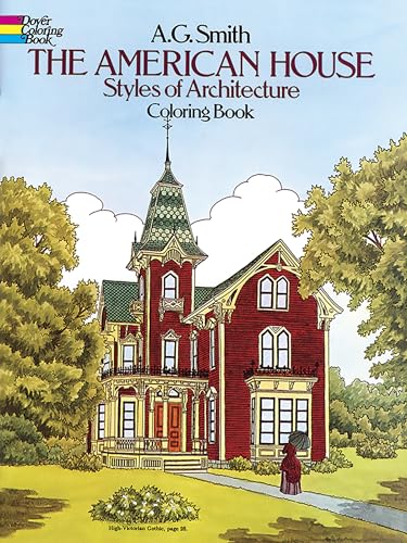 9780486244723: The American House Styles of Architecture Colouring Book (Dover History Coloring Book)