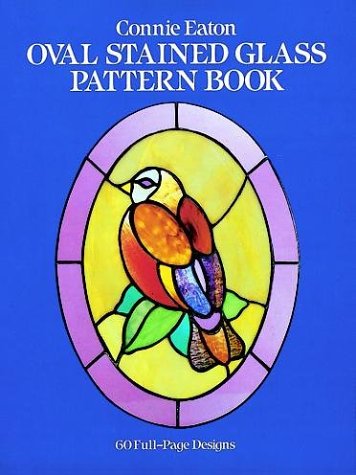 9780486245195: Oval Stained Glass Pattern Book: 60 Full-Page Designs
