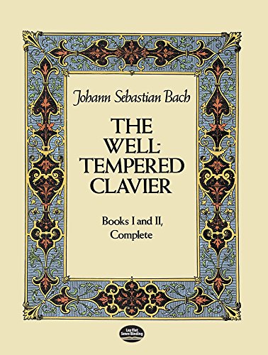 9780486245324: J.s. bach: the well-tempered clavier piano: Books I and II, Complete (Dover Classical Piano Music)