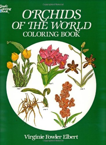 9780486245850: Orchids of the World (The Colouring Books)