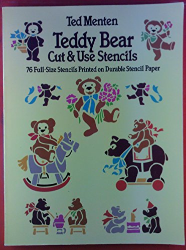 Stock image for Teddy Bear Cut & Use Stencils: 76 Full-Size Stencils Printed on Durable Stencil Paper for sale by Wonder Book
