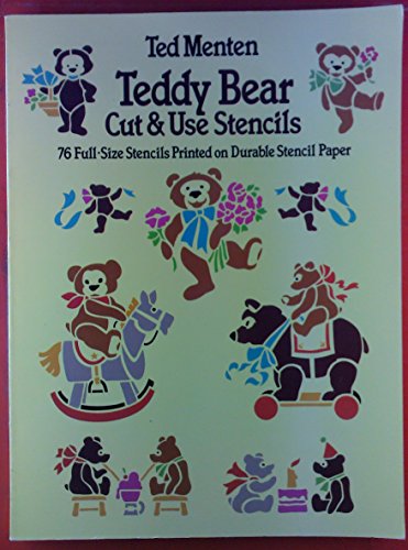 TEDDY BEAR CUT & USE STENCILS - 76 Full-size Stencils Printed on Durable Stencil Paper