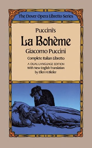 Stock image for Puccini's La Boheme (Dover Opera Libretto Series) (English and Italian Edition) for sale by Wonder Book