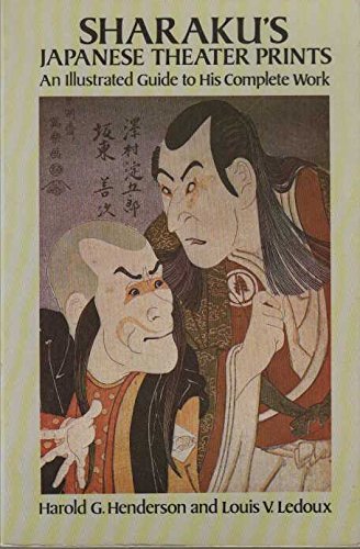 Stock image for Sharaku's Japanese Theater Prints for sale by Books From California