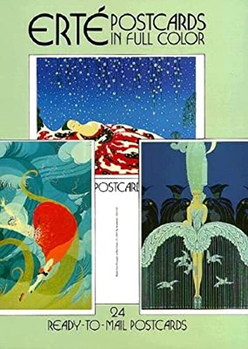 9780486247304: Erte Postcards in Full Color: 24 Ready-to-Mail Postcards (Dover Postcards)