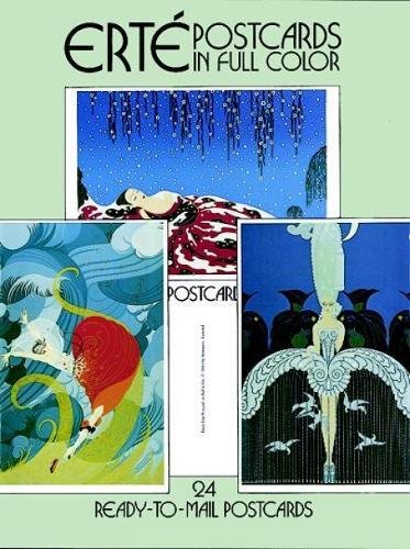 Stock image for Erte Postcards in Full Color: 24 Ready-to-Mail Postcards (Dover Postcards) for sale by Lakeside Books