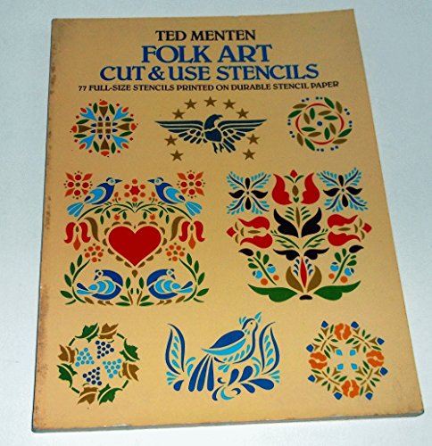 Beispielbild fr Folk Art Cut Use Stencils zum Verkauf von Goodwill Southern California