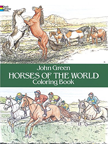 Imagen de archivo de Horses of the World Colouring Book a la venta por Blackwell's