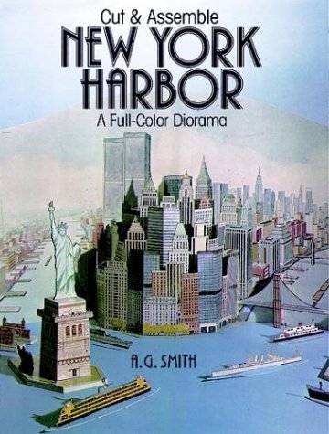 Cut & Assemble New York Harbor: A Full-Color Diorama (Models & Toys)