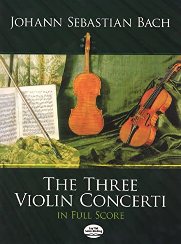 Stock image for Three Violin Concerti in Full Score (Dover Orchestral Music Scores) for sale by HPB-Ruby