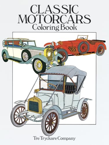 9780486251387: Classic Motorcars Coloring Book
