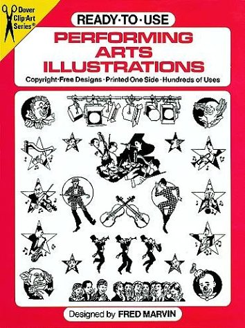 Imagen de archivo de Ready-to-Use Performing Arts Illustrations a la venta por Better World Books