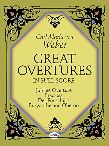 Imagen de archivo de Great Overtures in Full Score (Dover Orchestral Music Scores) a la venta por -OnTimeBooks-