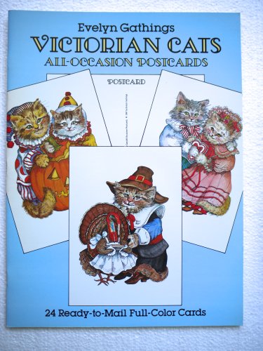 Imagen de archivo de Victorian Cats All Occasion Postcards a la venta por Rob the Book Man