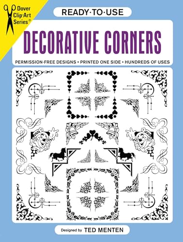 Imagen de archivo de Ready-to-Use Decorative Corners (Dover Clip Art Ready-to-Use) a la venta por Wonder Book