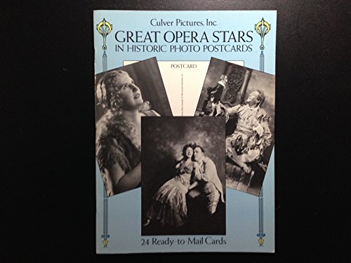 Stock image for Great Opera Stars in Historic Photo Postcards: Ready-to-Mail Cards for sale by HPB-Movies