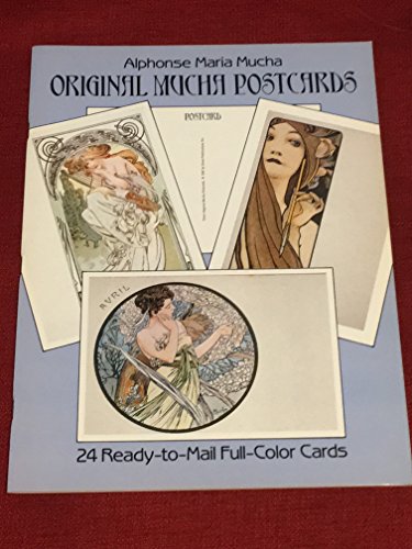 Stock image for Original Mucha Postcard Designs: 24 Art Cards for sale by GF Books, Inc.