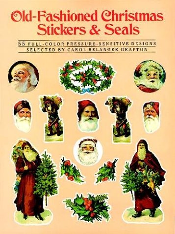 Beispielbild fr Old-Fashioned Christmas Stickers and Seals: 55 Full-Color Pressure-Sensitive Designs zum Verkauf von PAPER CAVALIER US