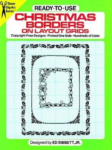 9780486254418: Ready-to-Use Christmas Borders on Layout Grids (Dover Clip Art S.)