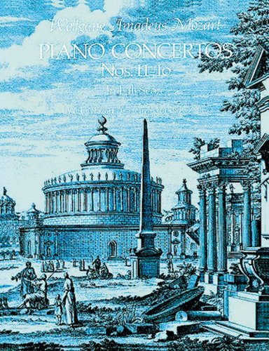 Beispielbild fr Piano Concertos Nos. 11-16 in Full Score (Dover Music Scores) zum Verkauf von Open Books