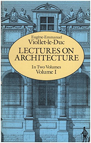 Beispielbild fr Lectures on Architecture zum Verkauf von Better World Books