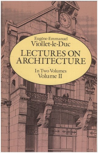 Imagen de archivo de Lectures on Architecture a la venta por Better World Books