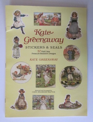 Stock image for Kate Greenaway Stickers and Seals: 57 Full-Colour Pressure-Sensitive Designs for sale by medimops