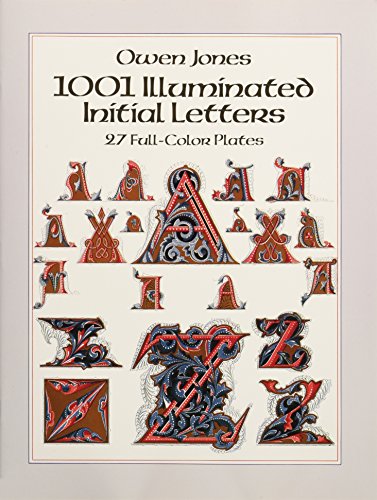 9780486256078: 1001 Illuminated Initial Letters: 27 Full-Color Plates