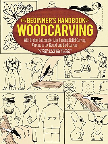 9780486256870: The Beginner's Handbook of Woodcarvings: With Project Patterns for Line Carving, Relief Carving, Carving in the Round, and Bird Carving (Dover Woodworking)