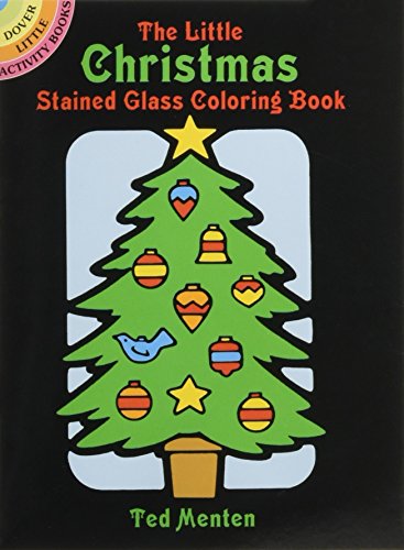 Stock image for The Little Christmas Stained Glass Coloring Book for sale by Blackwell's