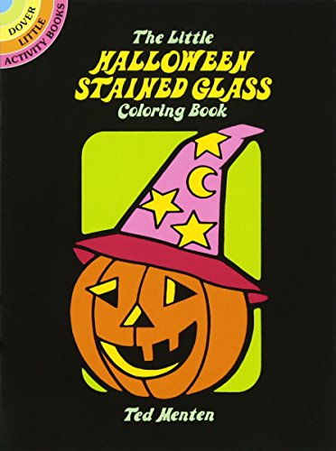 Beispielbild fr Halloween Mini Stained Glass Coloring Book (Dover Little Activity Books: Halloween) zum Verkauf von GF Books, Inc.