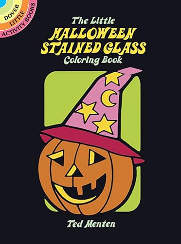 Stock image for Halloween Mini Stained Glass Coloring Book (Dover Little Activity Books: Halloween) for sale by GF Books, Inc.