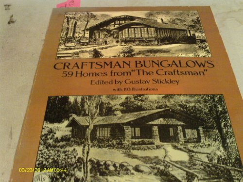 Stock image for Craftsman Bungalows: 59 Homes from "The Craftsman" (Dover Architecture) for sale by Discover Books