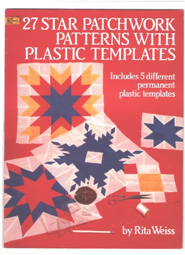 9780486258447: Plastic Templates for 27 Star Patchwork Patterns (includes 5 different permanent plastic templates)