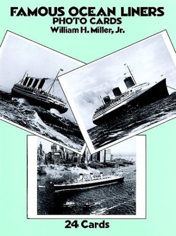 Beispielbild fr Famous Ocean Liners Photo Postcards: 24 Ready-to-Mail Cards [Post Cards], plus Story of the "Titanic" Postcards zum Verkauf von Eric James