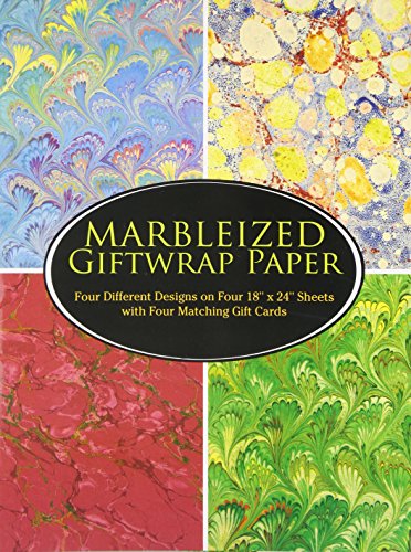 9780486258768: Marbleized Giftwrap Paper