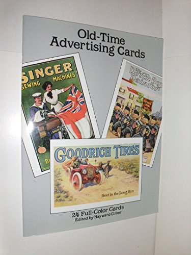Imagen de archivo de Old-Time Advertising Cards : 24 Full-Color Cards a la venta por Better World Books