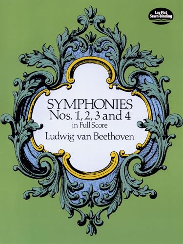 9780486260334: Beethoven: symphonies nos. 1, 2, 3 and 4 (full score) (Dover Orchestral Music Scores)