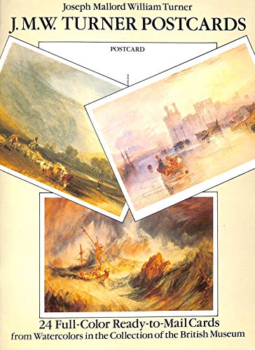 9780486261195: J. M. W. Turner Postcards: 24 Full-Color Ready-to-Mail Cards from Watercolors in the Collection of the British Museum