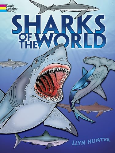 Sharks of the World Coloring Book (Dover Nature Coloring Book)