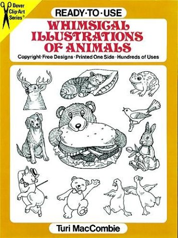 Stock image for Ready-to-Use Whimsical Illustrations of Animals (Dover Clip-Art Series) for sale by Gulf Coast Books